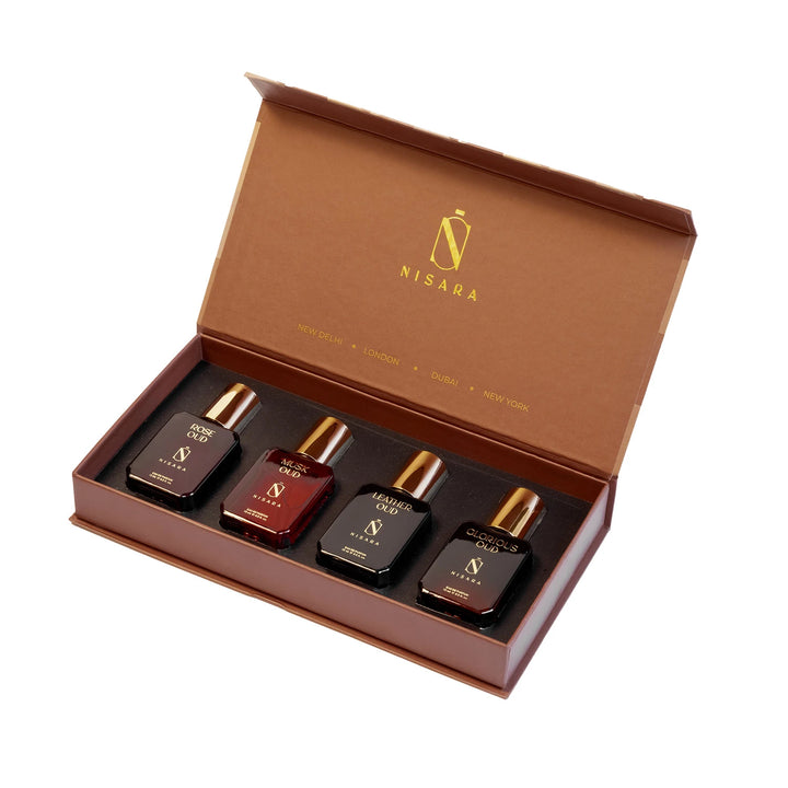 Oud Perfume gift set Him & Her 4*15ml