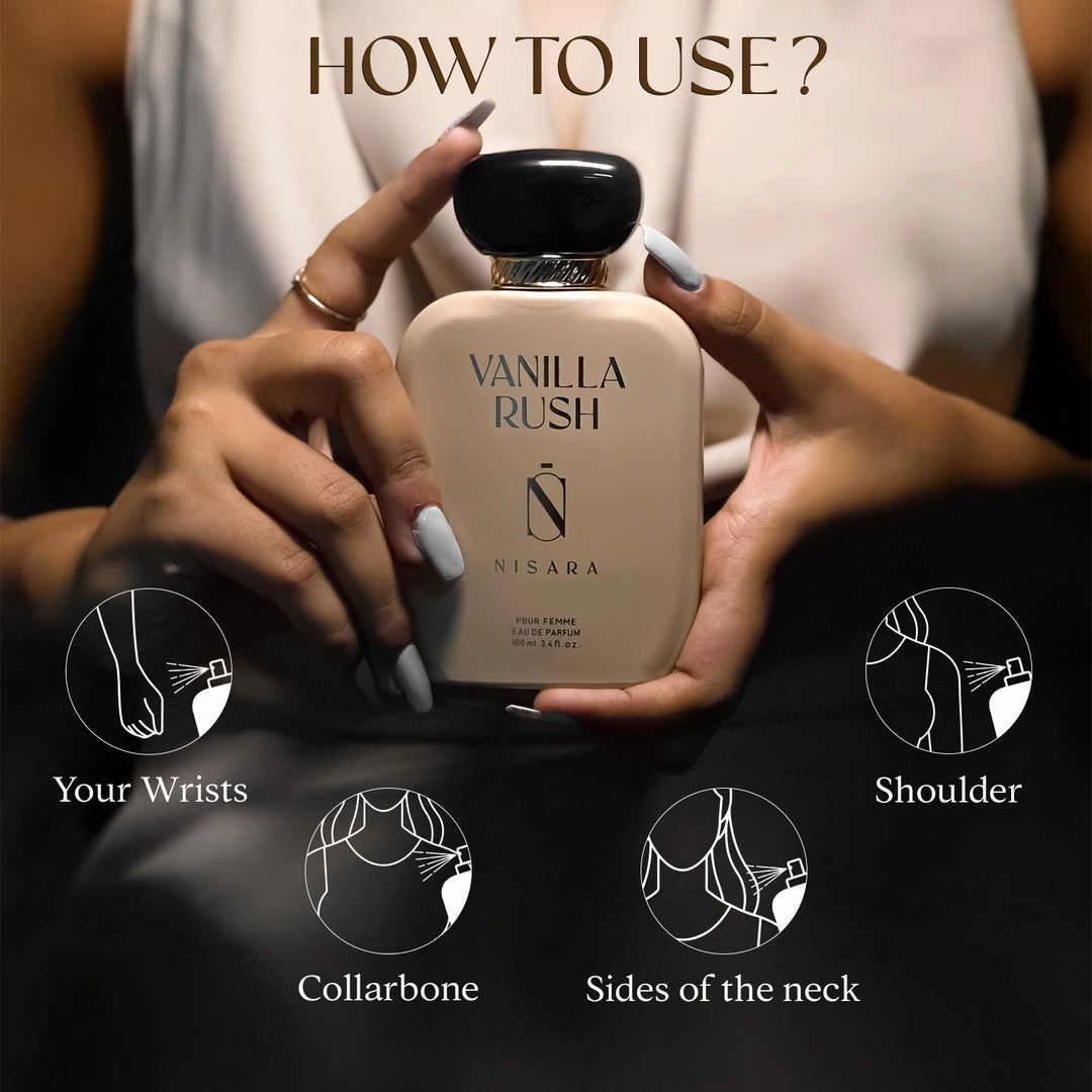 how to use vanilla rush perfume